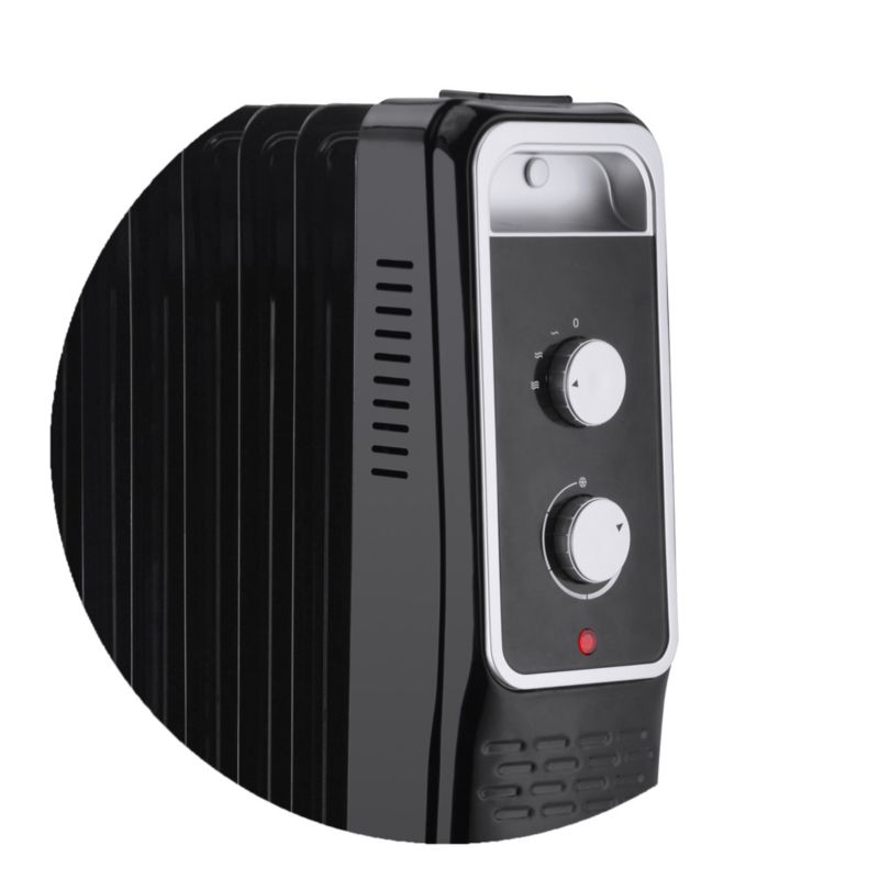 Elektryczny grzejnik przenośny olejowy Sannover Baneos Luxe 2000 W Czarny 1 szt.