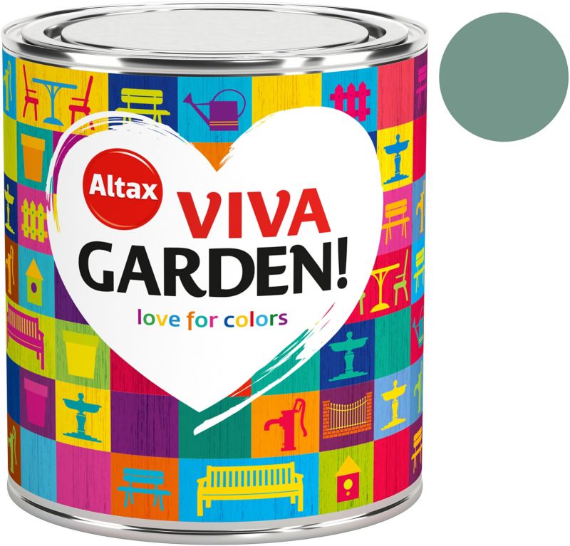Emalia akrylowa Altax Viva Garden aromatyczna szałwia 0,75 l
