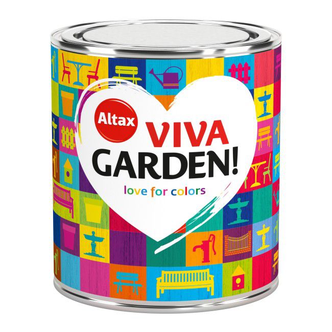 Emalia akrylowa Altax Viva Garden czterolistna koniczyna 0,75 l