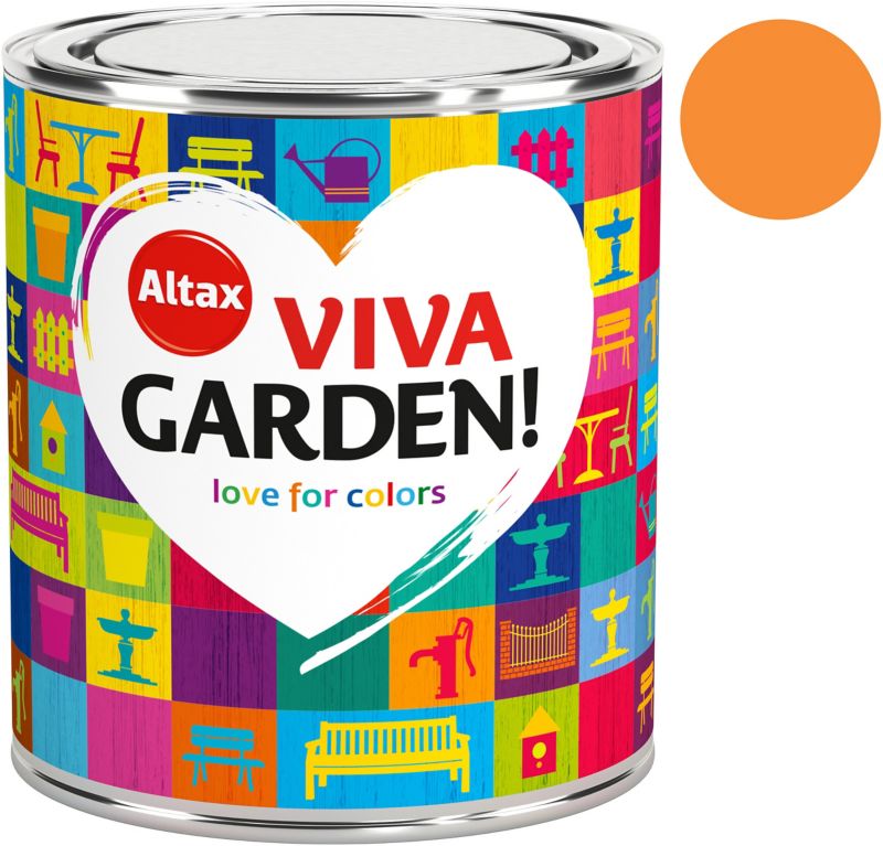 Emalia akrylowa Altax Viva Garden liliowiec rdzawy 0,75 l