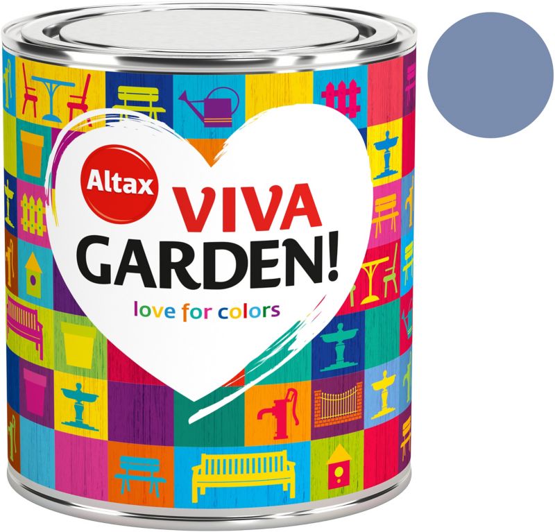 Emalia akrylowa Altax Viva Garden majowy barwinek 0,75 l