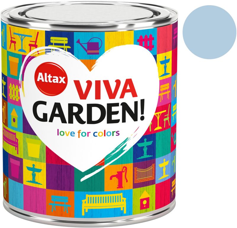 Emalia akrylowa Altax Viva Garden niezapominajka 0,75 l