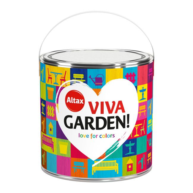 Emalia akrylowa Altax Viva Garden niezapominajka 2,5 l