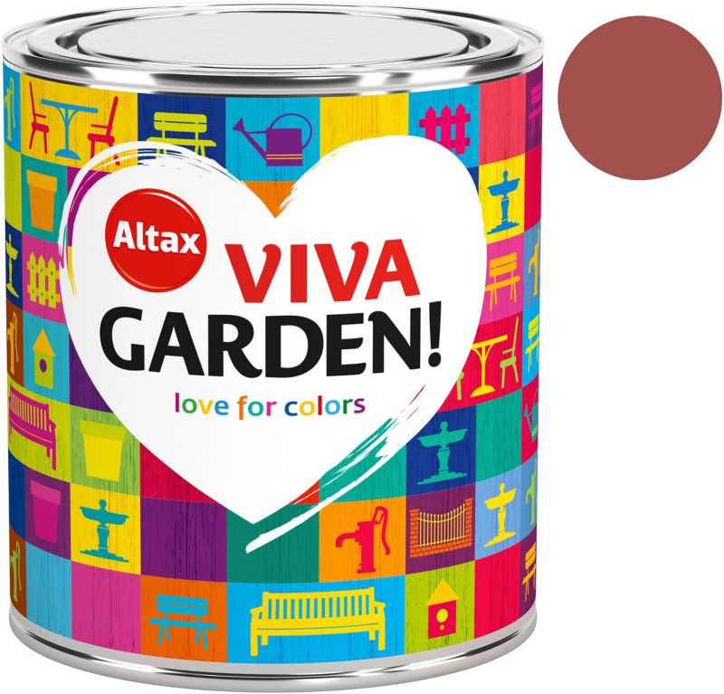 Emalia akrylowa Altax Viva Garden orzechy laskowe 0,75 l