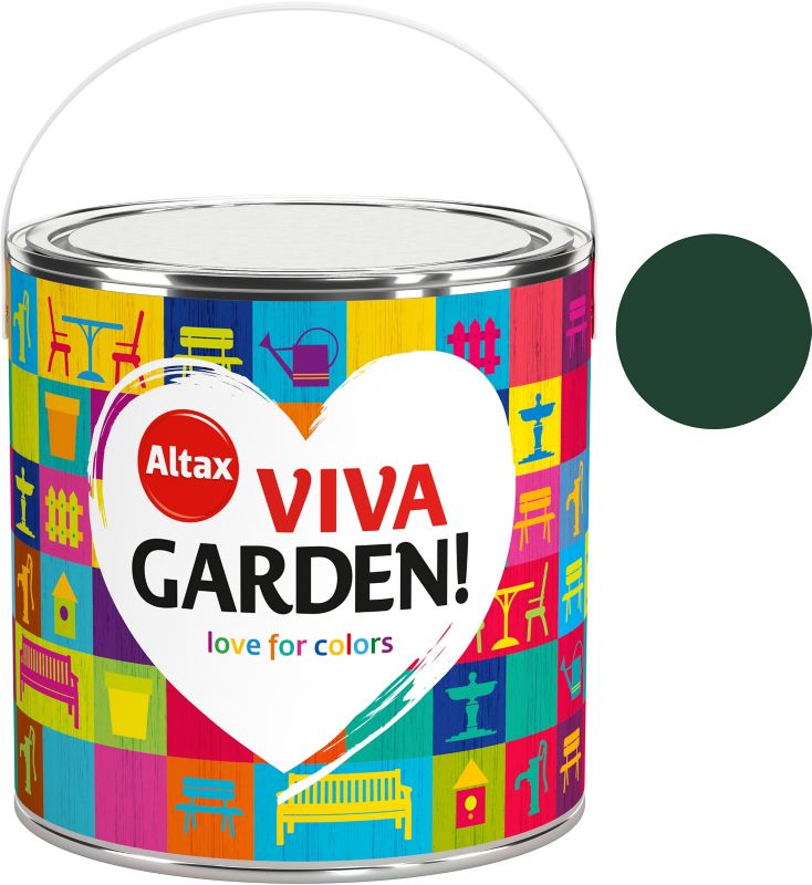 Emalia akrylowa Altax Viva Garden zielony bluszcz 2,5 l