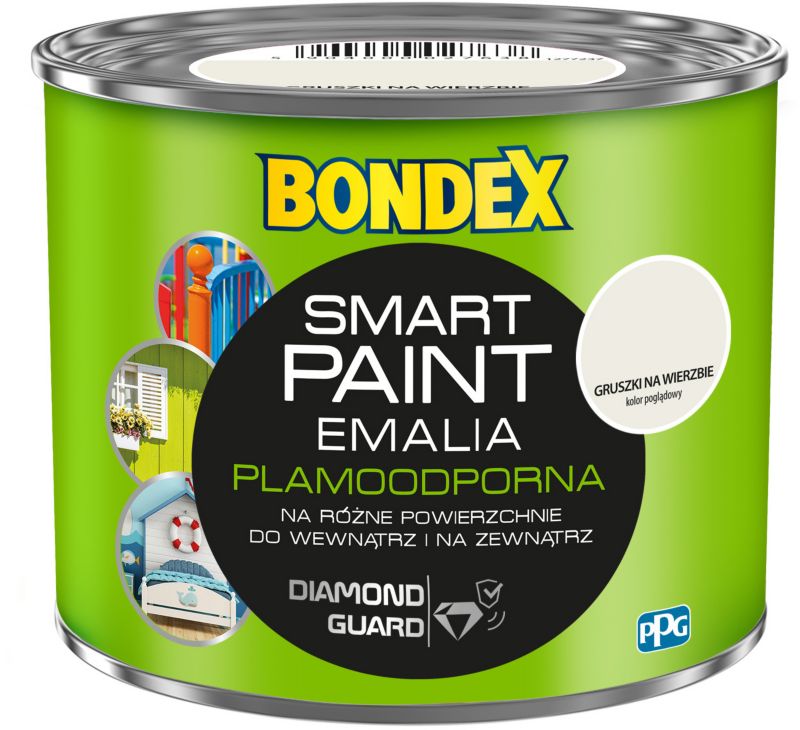 Emalia akrylowa Bondex Smart Paint gruszki na wierzbie 0,5 l