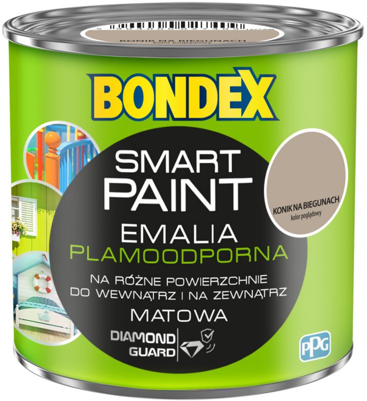 Emalia akrylowa Bondex Smart Paint konik na biegunach 0,2 l