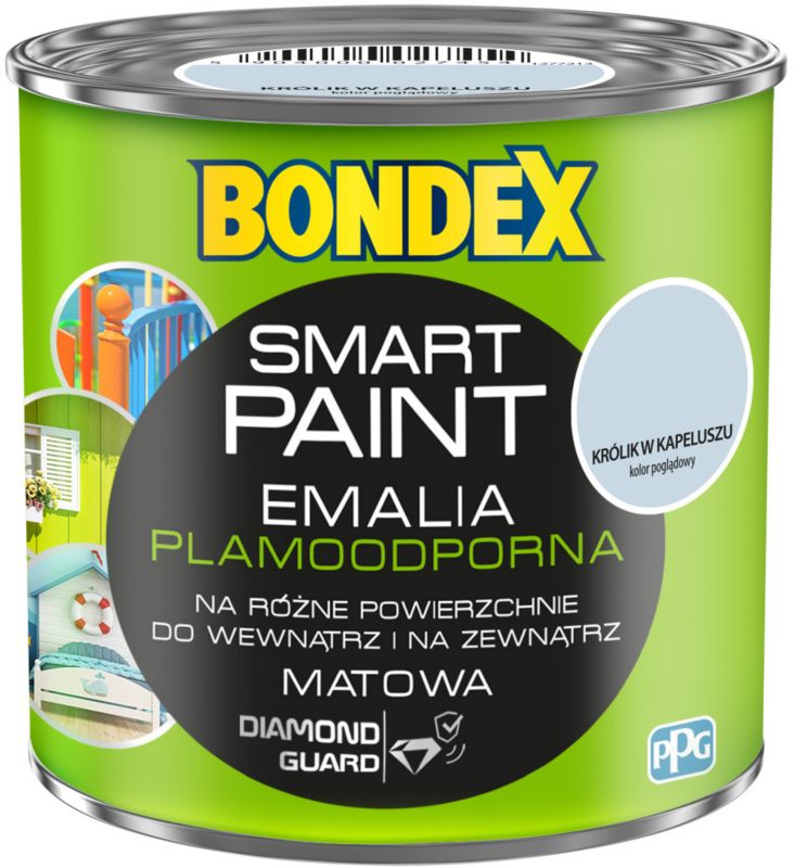 Emalia akrylowa Bondex Smart Paint królik w kapeluszu 0,2 l