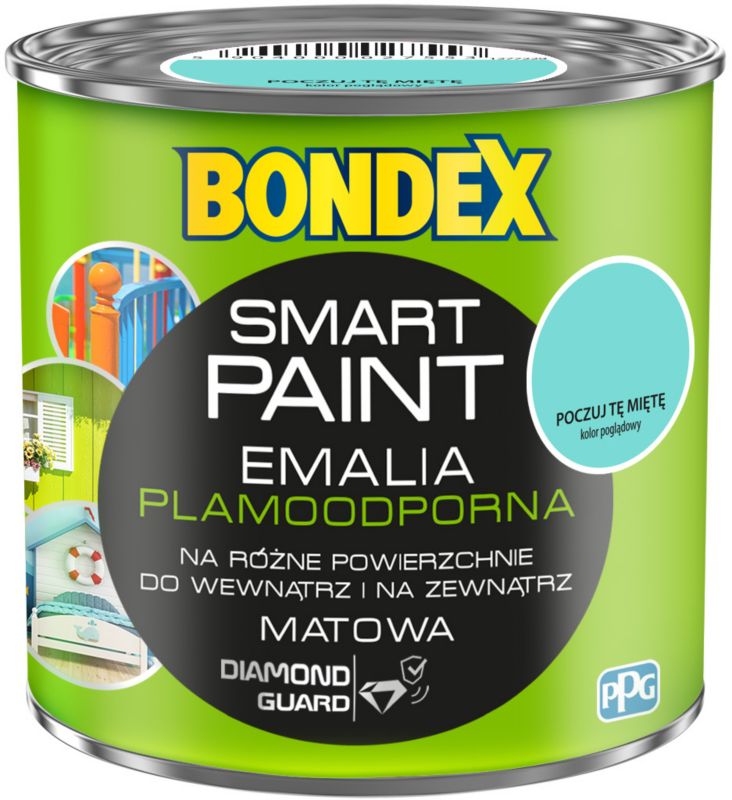 Emalia akrylowa Bondex Smart Paint poczuj tę miętę 0,2 l