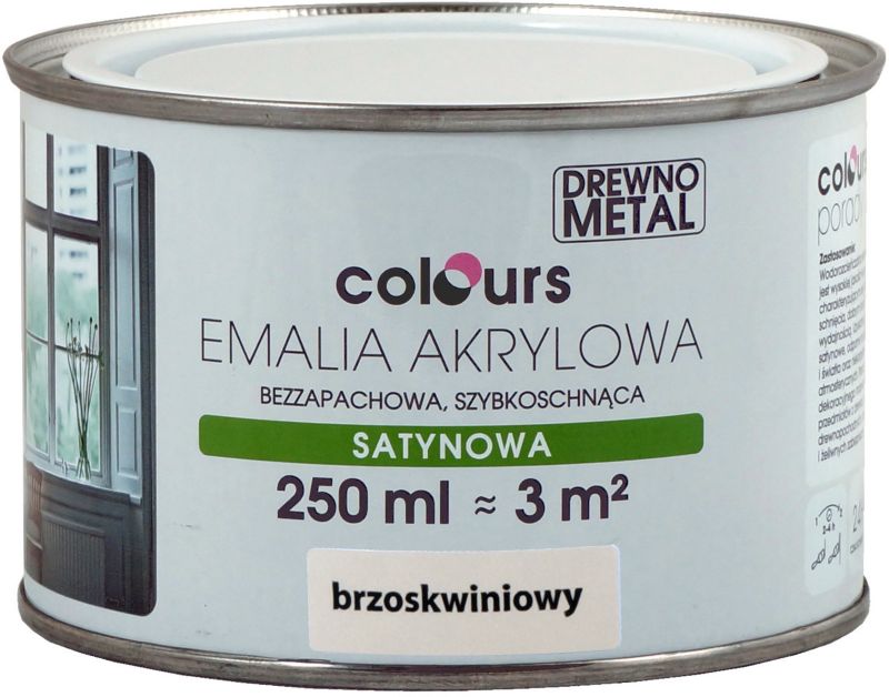 Emalia akrylowa Colours brzoskwiniowa 0,25 l