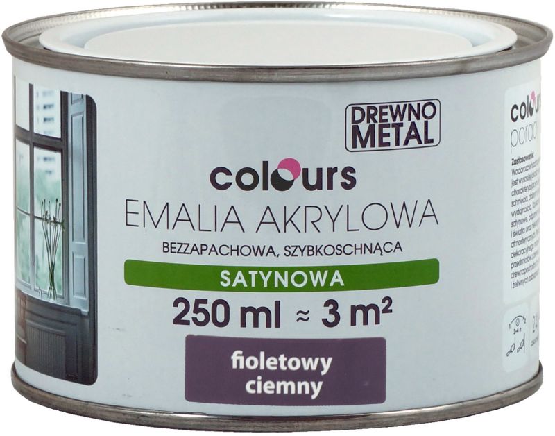 Emalia akrylowa Colours fioletowa ciemna 0,25 l