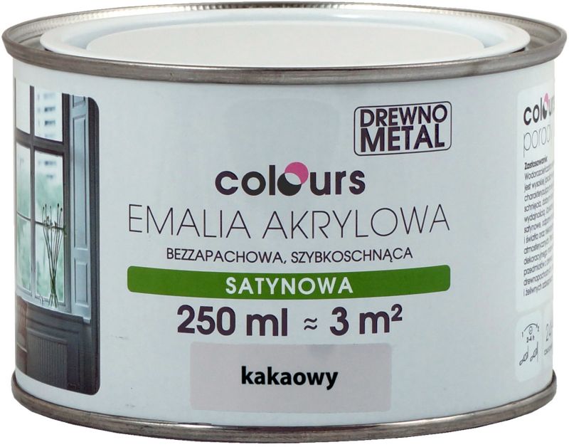 Emalia akrylowa Colours kakaowa 0,25 l