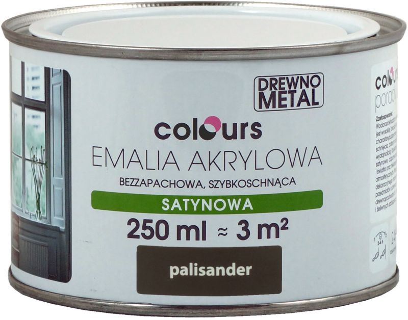 Emalia akrylowa Colours palisander 0,25 l