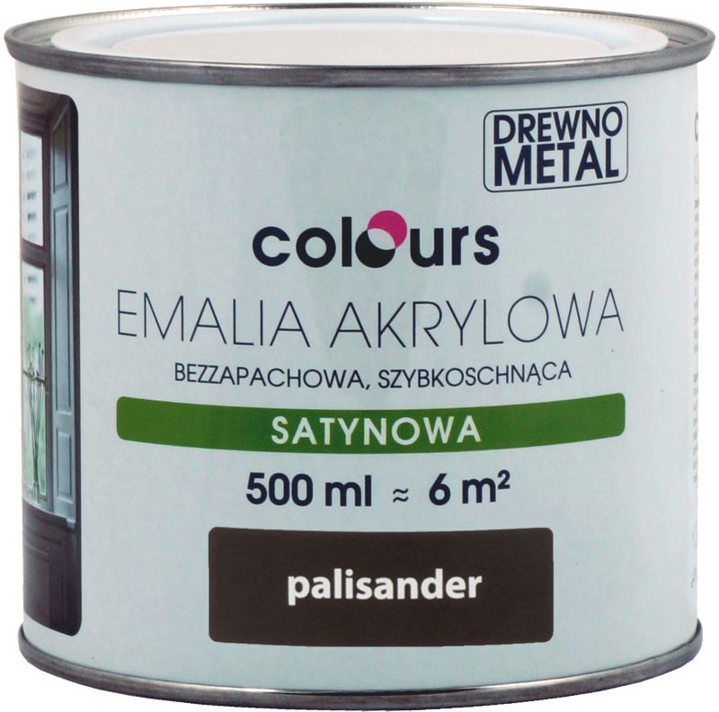 Emalia akrylowa Colours palisander 0,5 l
