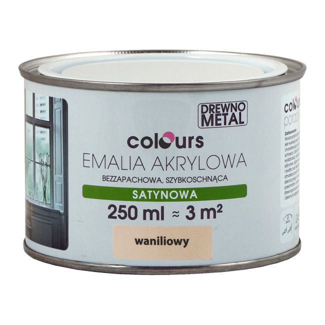 Emalia akrylowa Colours waniliowa 0,25 l