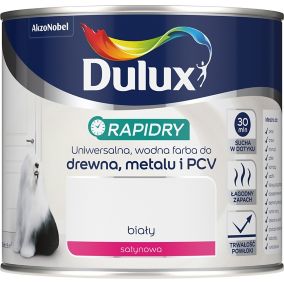 Emalia akrylowa Dulux Rapidry biała satynowa 0,4 l