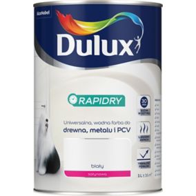 Emalia akrylowa Dulux Rapidry biała satynowa 1 l