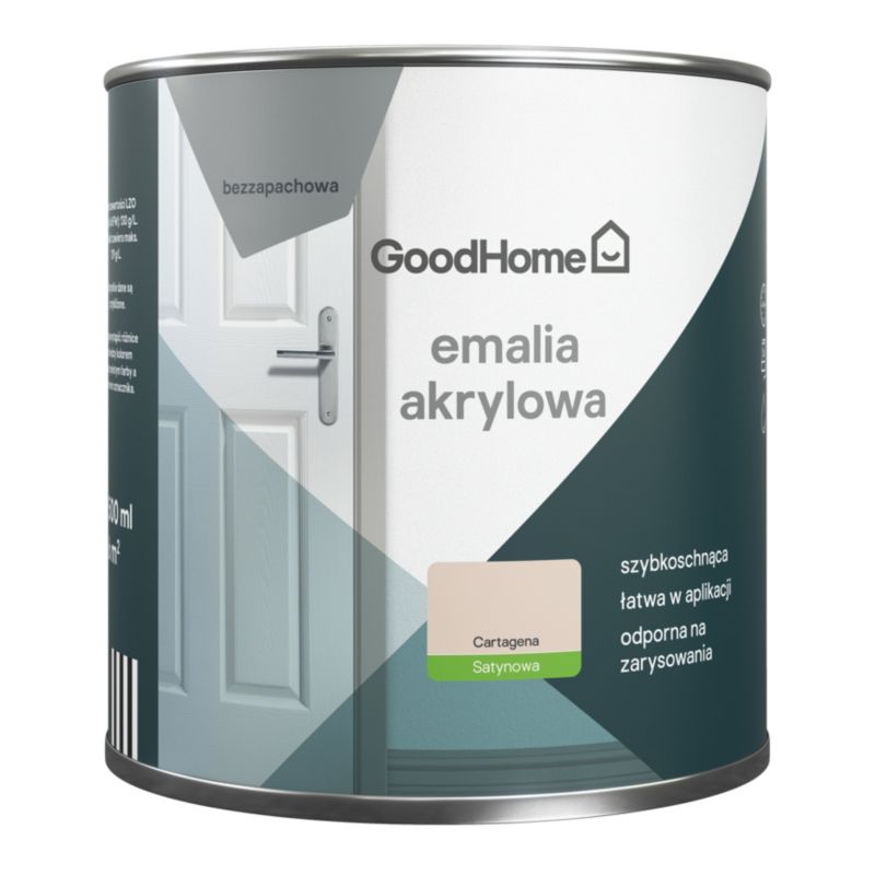 Emalia akrylowa plamoodporna GoodHome cartagena 0,5 l