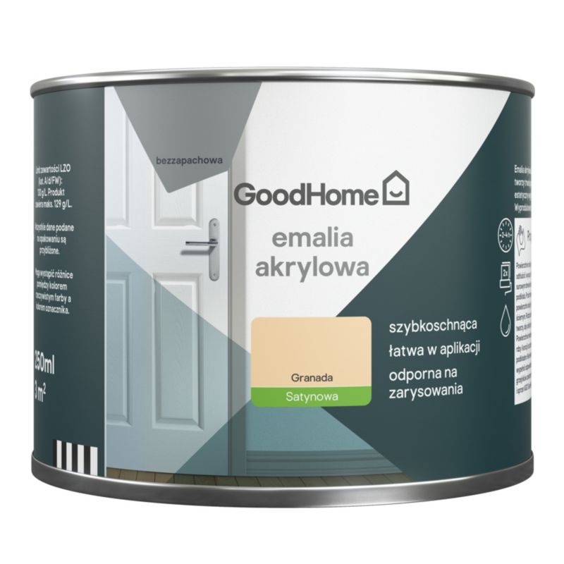 Emalia akrylowa plamoodporna GoodHome granada 0,25 l