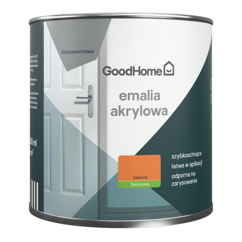 Emalia akrylowa plamoodporna GoodHome valencia 0,5 l