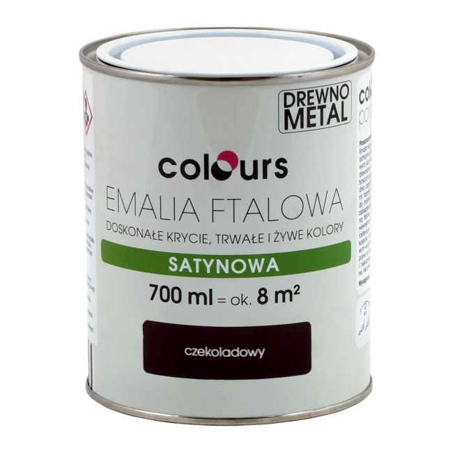 Emalia ftalowa Colours czekoladowa 0,7 l