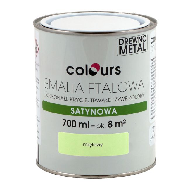 Emalia ftalowa Colours miętowa 0,7 l