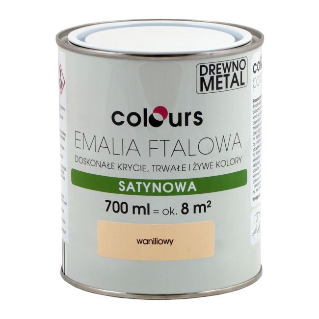 Emalia ftalowa Colours waniliowa 0,7 l