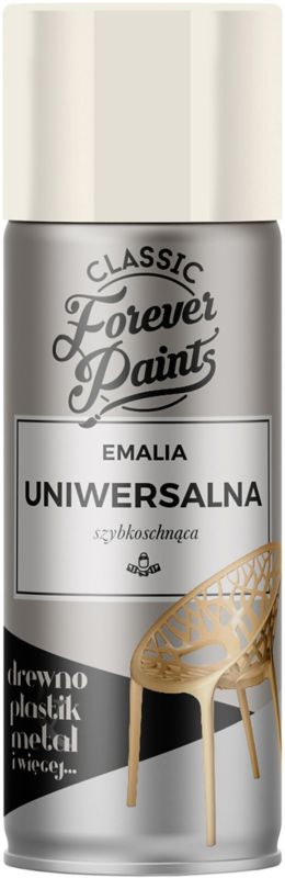 Emalia uniwersalna szybkoschnąca Forever Paints 400 ml biała matowa