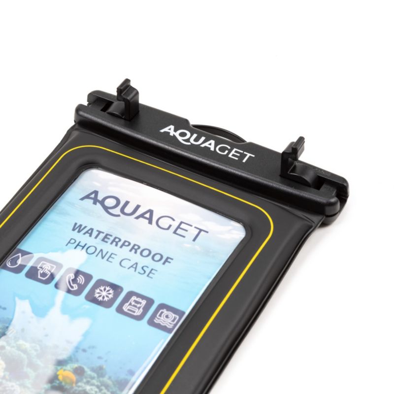 Etui na telefon Aquaget wodoodporne do snorkelingu pokrowiec na smartfon do pływania i na plażę 1 szt.