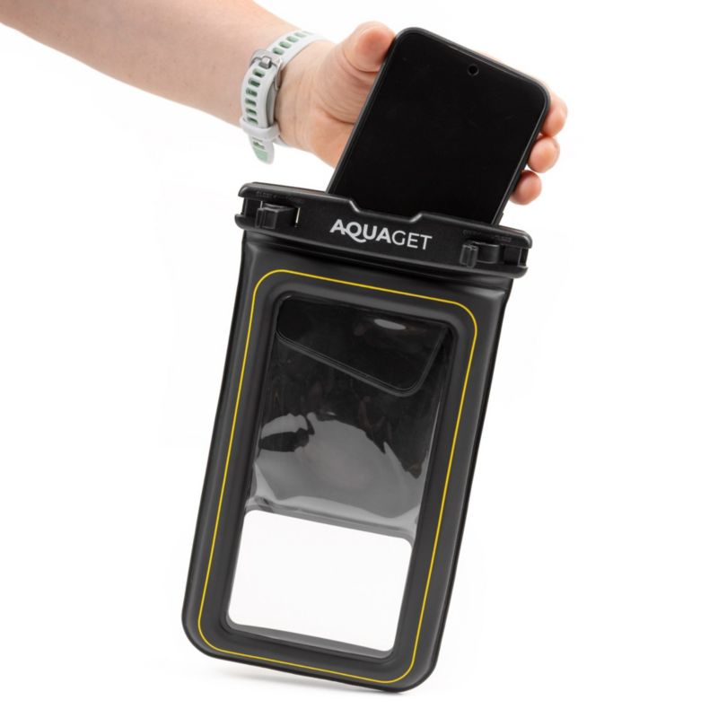 Etui na telefon Aquaget wodoodporne do snorkelingu pokrowiec na smartfon do pływania i na plażę 1 szt.