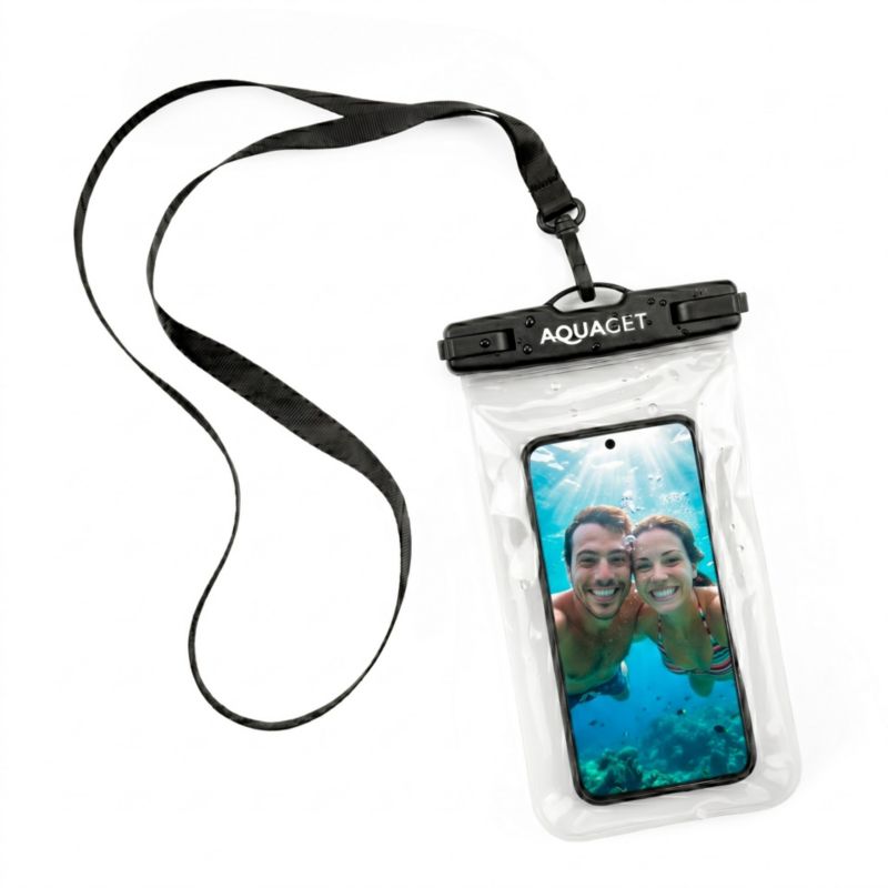 Etui wodoszczelne na telefon Aquaget IPX8 wodoodporny pokrowiec do wody 1 szt.