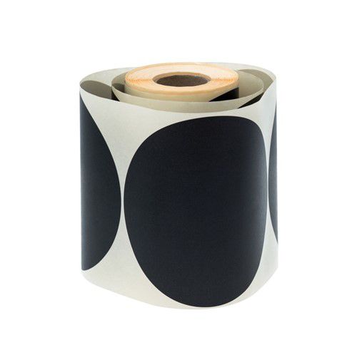 Etykiety samoprzylepne NEOPAK Okrągłe czarne 70 mm 500 szt.