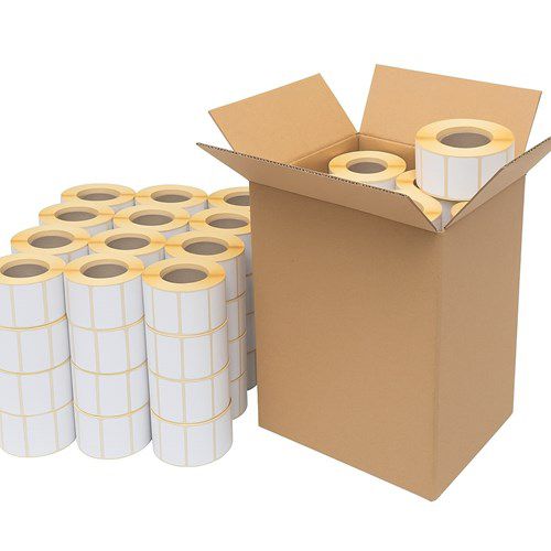 Etykiety termiczne NEOPAK 50x30 mm białe 54 rolki po 1000 szt.