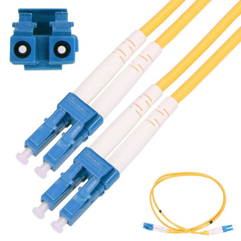Extralink LC/UPC-LC/UPC, Patchcord, Jednomodowy, Duplex, G652D, PVC ...