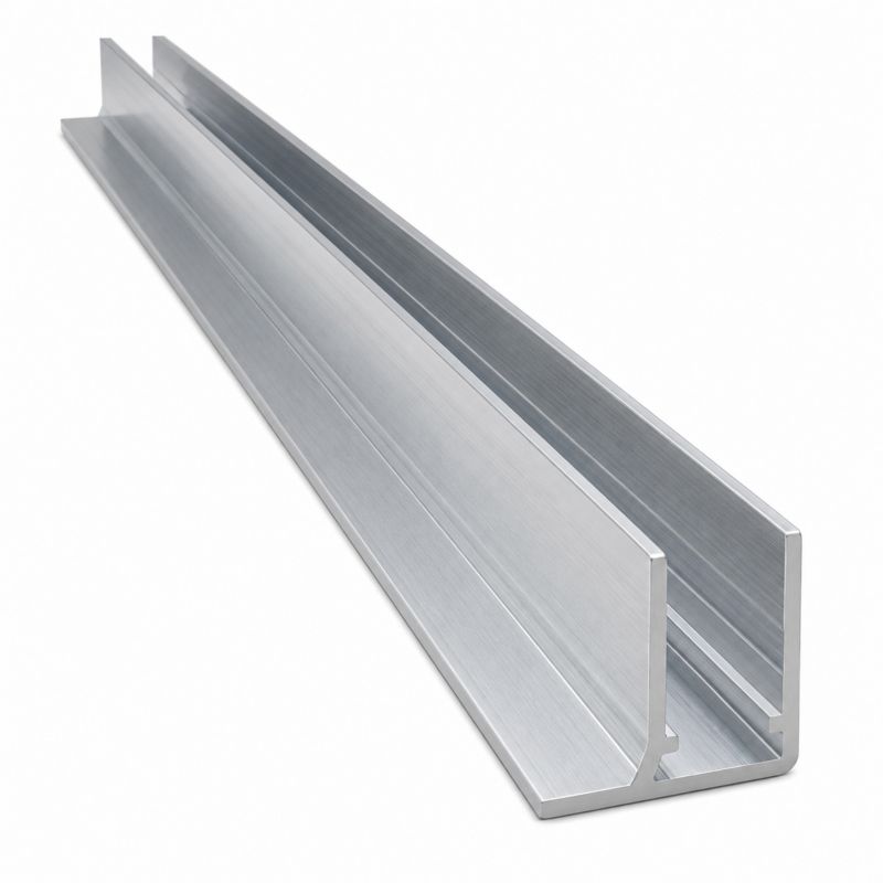 F-profil aluminiowy 3000mm PoliGreen profil wykończeniowy 8mm - 1 szt.