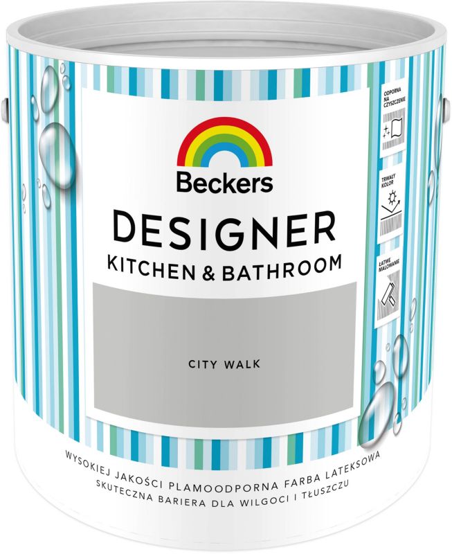 Farba Beckers Designer Kitchen & Bathroom city walk 2,5 l