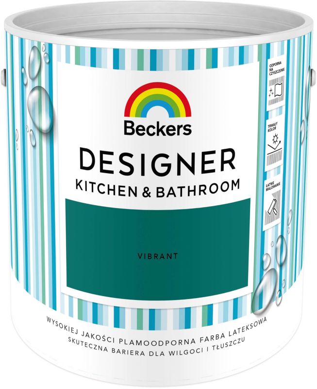 Farba Beckers Designer Kitchen & Bathroom vibrant 2,5 l