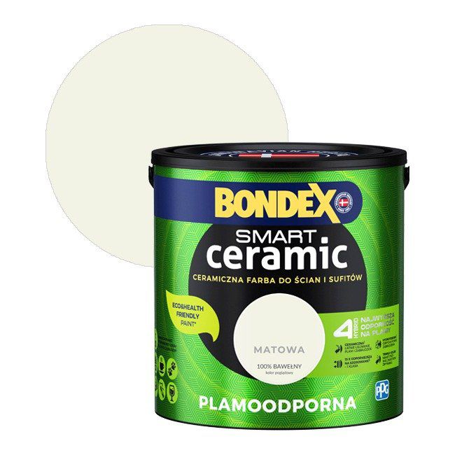 Farba Bondex Smart Ceramic 100% bawełny 2,5 l