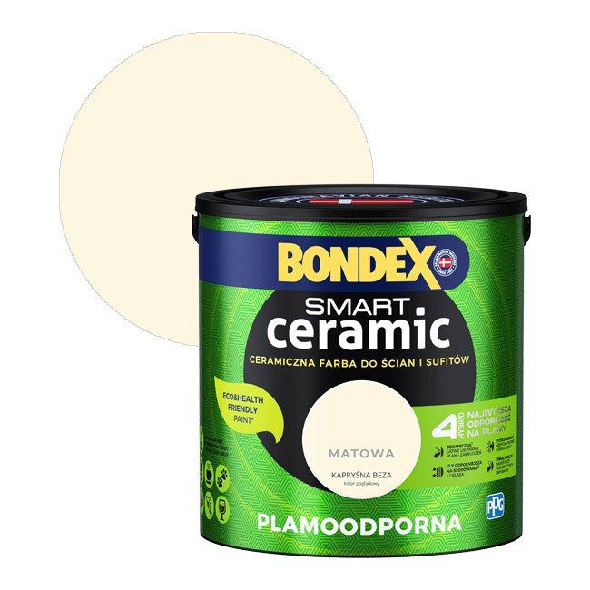 Farba Bondex Smart Ceramic kapryśna beza 2,5 l