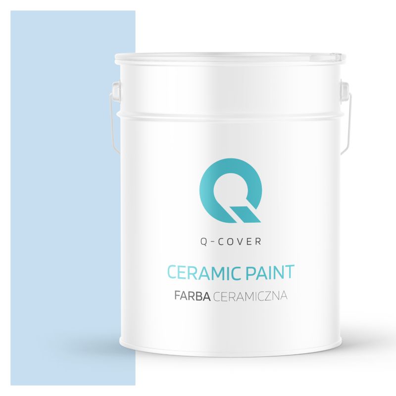 Farba Ceramiczna Do Ścian i Sufitów Q-Cover Błękit H0169 Głęboki Mat 10L