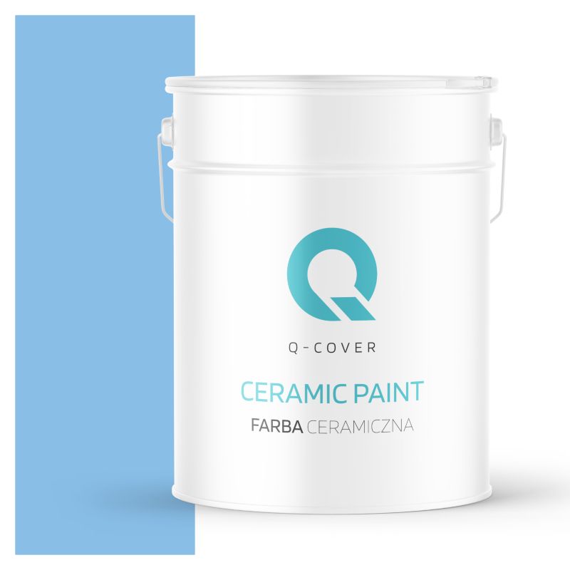 Farba Ceramiczna Do Ścian i Sufitów Q-Cover Błękit królewski H0141 Głęboki Mat 10L