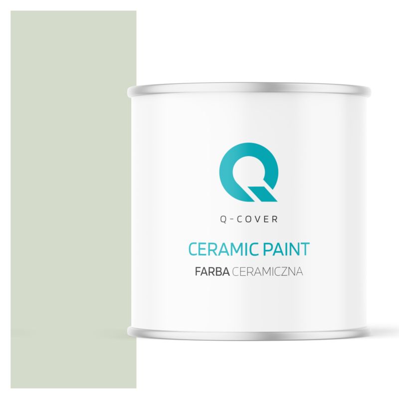 Farba Ceramiczna Do Ścian i Sufitów Q-Cover Oliwkowy jasny H2068 Głęboki Mat 2L