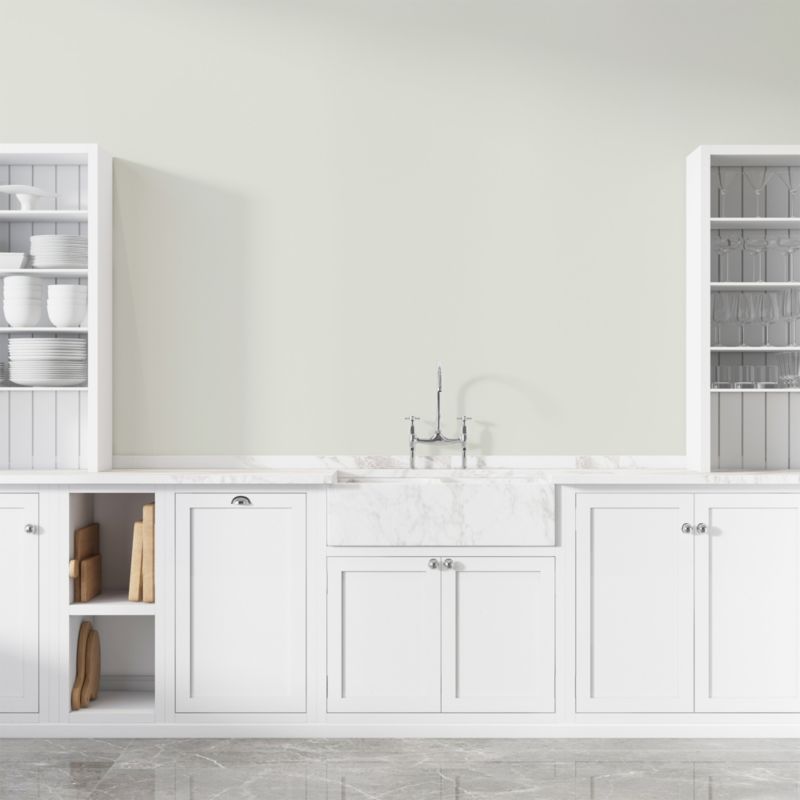 Farba Ceramiczna do Kuchni i Łazienki Zmywalna NIKKI Biel złamana w oliwkowy H2079 Głęboki Mat 5L
