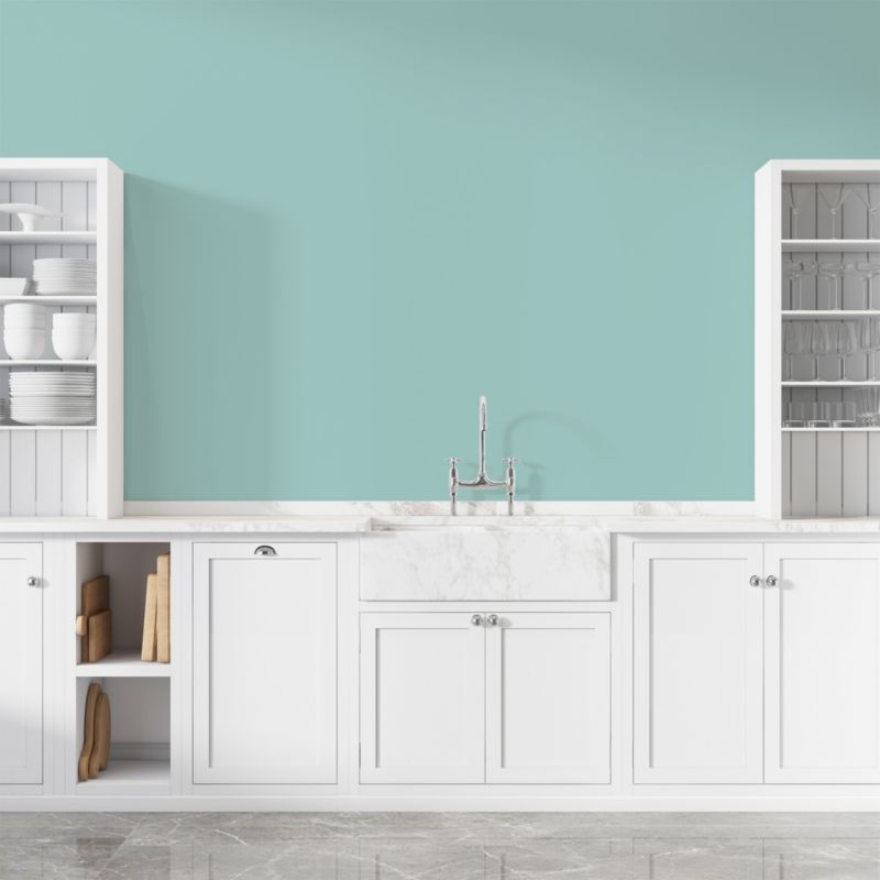 Farba Ceramiczna do Kuchni i Łazienki Zmywalna NIKKI Miętowy H1553 Głęboki Mat 5L