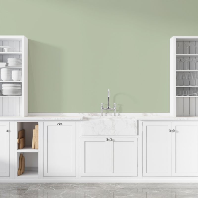 Farba Ceramiczna do Kuchni i Łazienki Zmywalna NIKKI Oliwkowy H2055 Głęboki Mat 2L