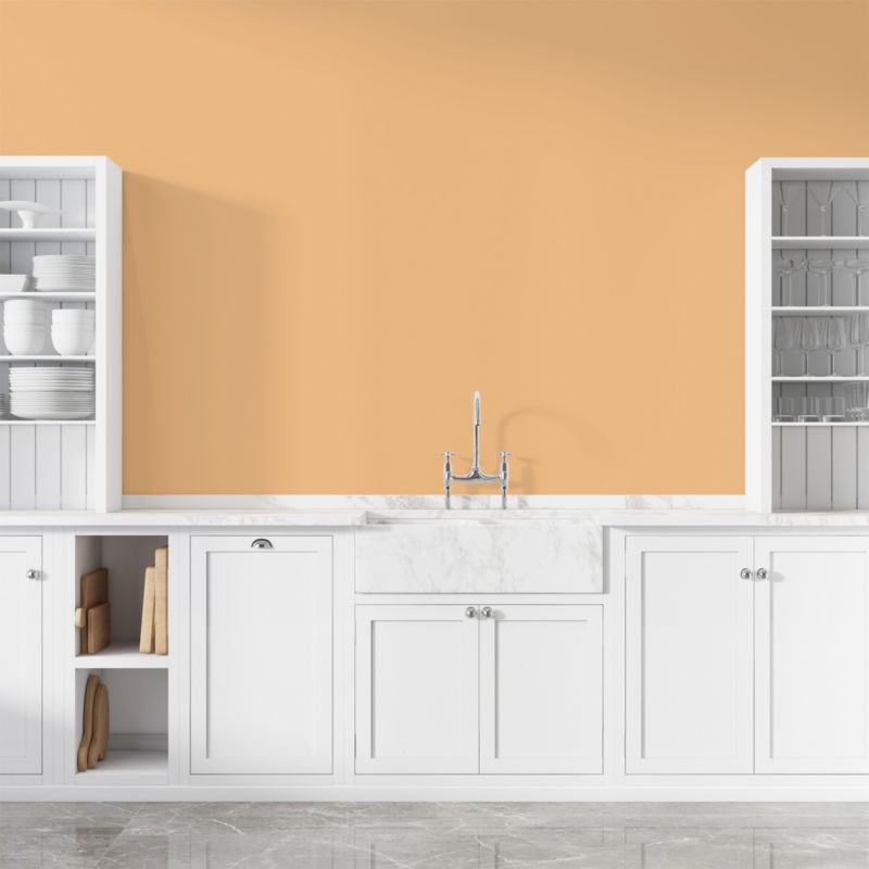 Farba Ceramiczna do Kuchni i Łazienki Zmywalna NIKKI Pomarańczowy jasny H5961 Głęboki Mat 2L