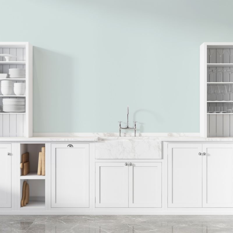 Farba Ceramiczna Kuchnia & Łazienka Q-Cover Biel złamana z turkusowy H1576 Głęboki Mat 2L