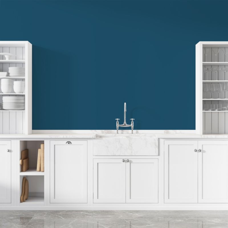 Farba Ceramiczna Kuchnia & Łazienka Q-Cover Granatowy H0508 Głęboki Mat 5L