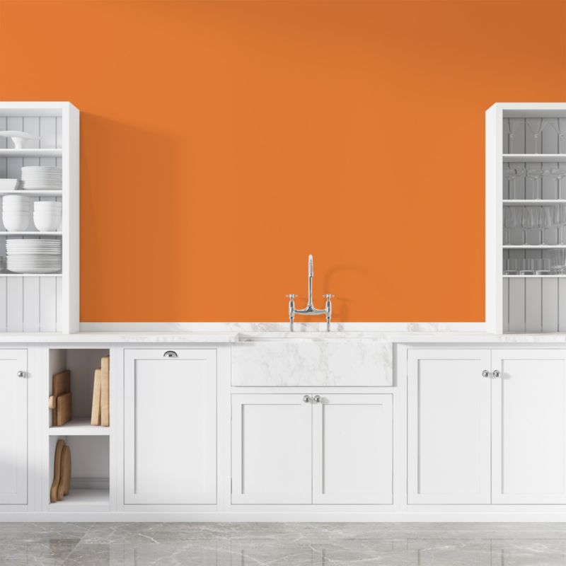 Farba Ceramiczna Kuchnia & Łazienka Q-Cover Pomarańczowy intensywny H5933 Głęboki Mat 5L