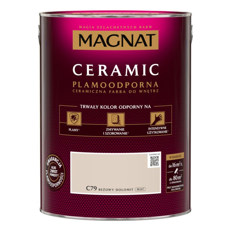 Farba ceramiczna Magnat Cer beżowy dolomit 5 l